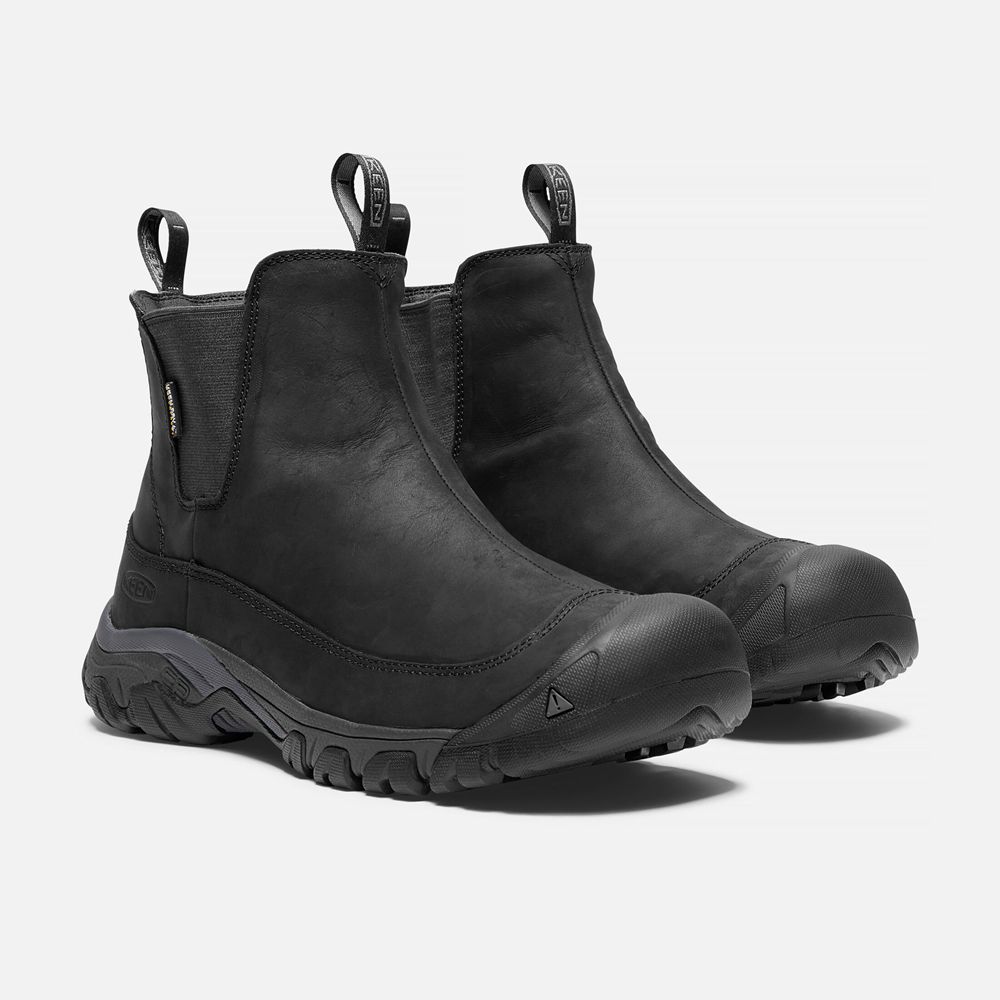 Bottes Chelsea Keen Homme Noir | Anchorage Iii Waterproof | ELFWB-4679